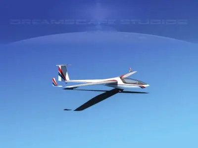 Glaser-Dirks DG-300 Glider V01 3D model