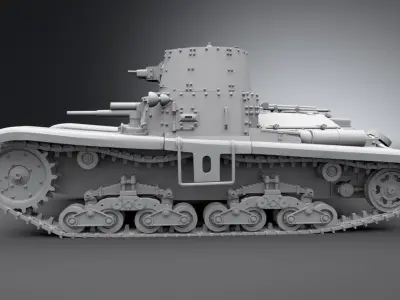 Fiat M11 39 3D print model