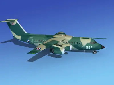 BAe 146-200 Royal Air Force 3D model