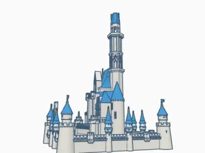 Disney Castle 3D print model