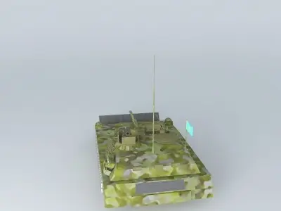 Mini Tank for the airborne troops Free 3D model