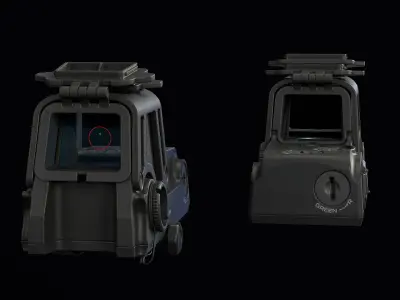 SIG Sauer ROMEO9T Red Dot Low-poly 3D model