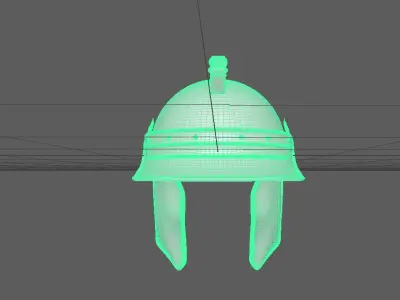 greek helmet 3D model get