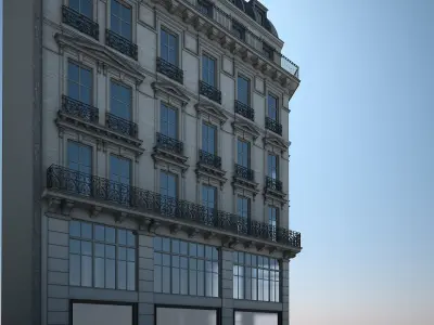 Old Building XI 3D model