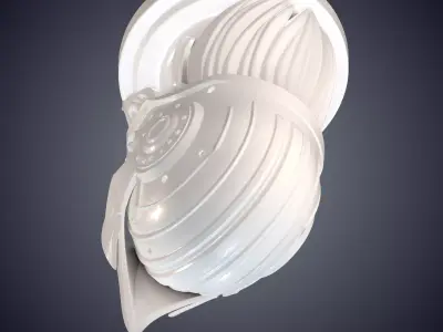 Sci-Fi Warrior Helmet Bust Miniature PM-885 3D print model