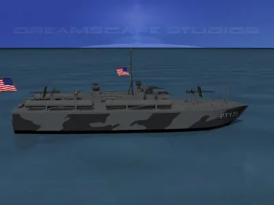 Elco PT Boat PT-139 3D model