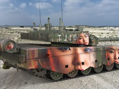 Tank China Type ZTZ 99A MTB Liu Yang 3D model