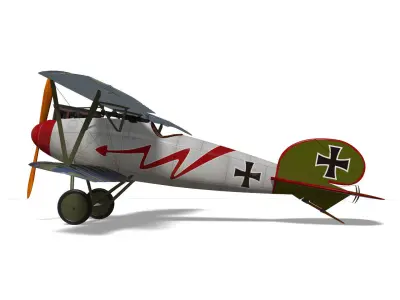 Albatros DV 3D model