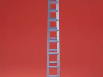 Small Electric Pylon Low-poly 3D model