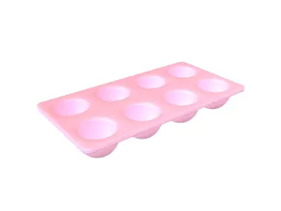 Egg Tray Storage v1 004 Low-poly 3D model
