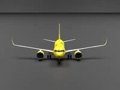 Airbus A320 NEO Spirit Livery 3D model