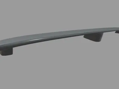 Car Spoiler 011 Low-poly 3D model