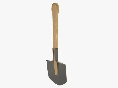 Shovel garden spade 3D model