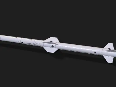 pl15 air to air missile Low-poly 3D model