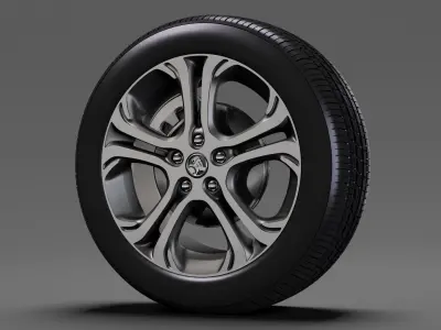 Holden Bolt EV wheel 2017 3D model