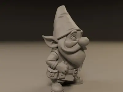 garden gnome 3D print model