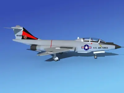 McDonnell F-101B Voodoo V06 3D model