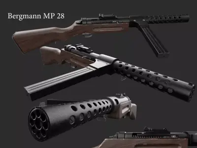 Bergmann MP 28 3D model