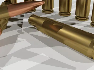 Bullets R1M3 Low-poly 3D model