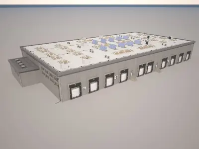 Cargo Building 7 3D model