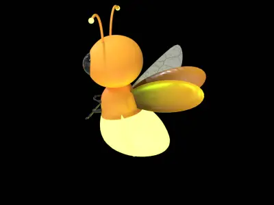 Firefly  Low Poly 3D Model 3D model