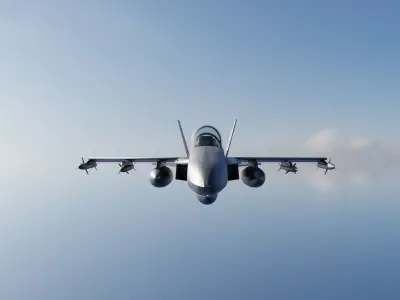 F - 18 Fighter Jet 3D model