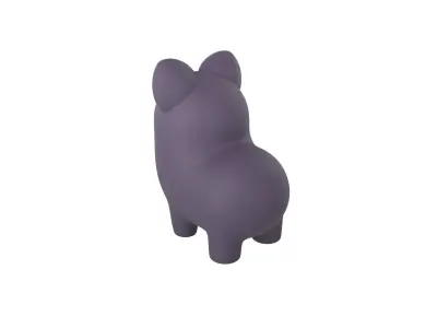 Black Cat Character 3D model