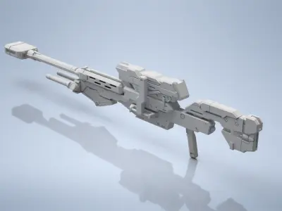 GN Sniper Rifle 3D model