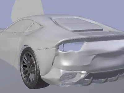 ferrari 812superfast car Free 3D model