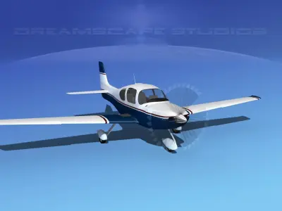 Cirrus SR22 V14 3D model