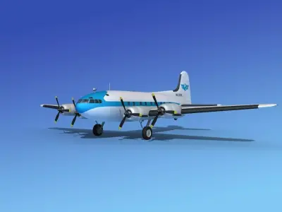 Boeing 307 Stratoliner IA 3D model