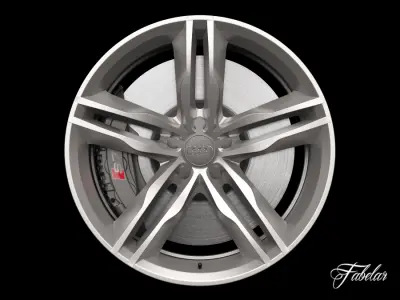 Audi S7 rim 3D model