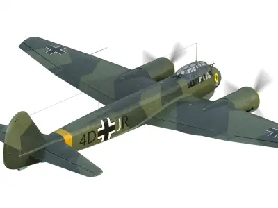 Junkers Ju 88 bomber 3D model