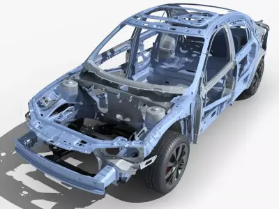 Car Frame 03 3D model