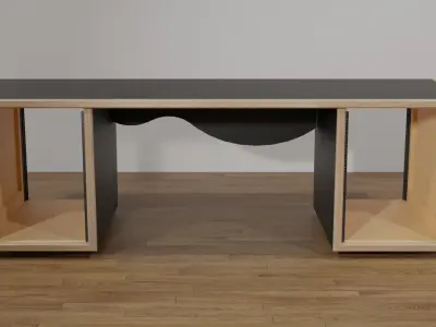 Miller Studio Desk by Path Design Free 3D model