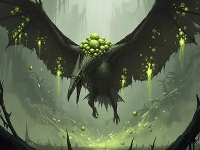 Spore Wing Monster Beast - The Eightpints The Mire Free 3D print model