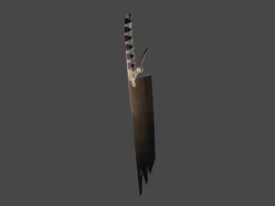 Gunblades Low-poly 3D model