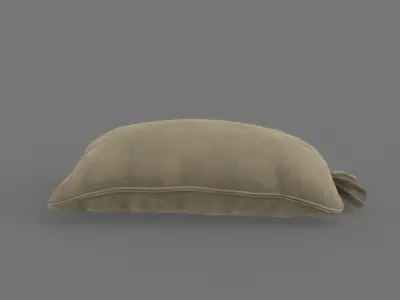 Sandbag Low Poly Low-poly 3D model