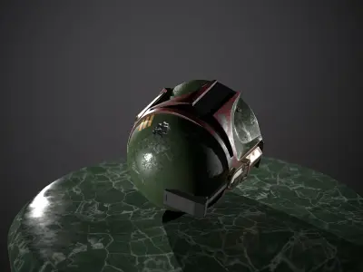 Boba Fett Helmet Free 3D model