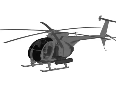 MD Helicopters MH-6 Little Bird 3D model