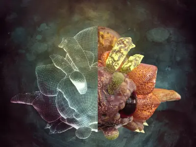 Fantasy Creature Critter Low-poly 3D model