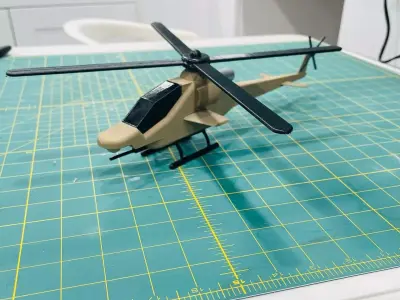 Attack Helicopter 3D print model
