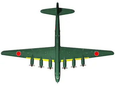 Fugaku japanese bomber 3D model