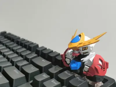 Keycap 3D Printed Custom Barbatos Gundam 3D print model