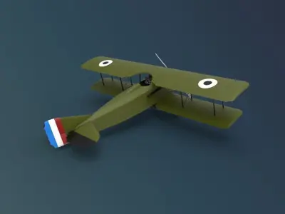 SPAD S XIII 3D model