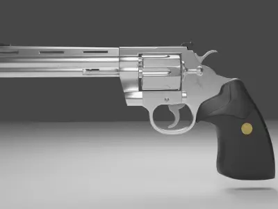 Revolver Colt Python 357 3D model
