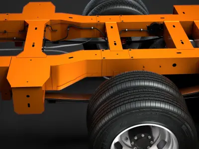 Opel Movano SingleCab DW E20 Chassis 2020 3D model