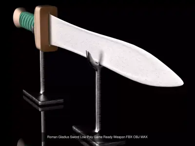 Roman Gladius Collection  3 High Quality Game Ready Swords 3D Model Pack