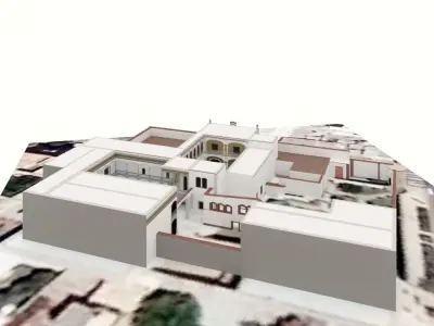 Museo Historico de la Revolucion Low-poly 3D model