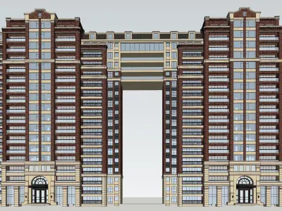 Sketchup Residential Complex N5 3D model